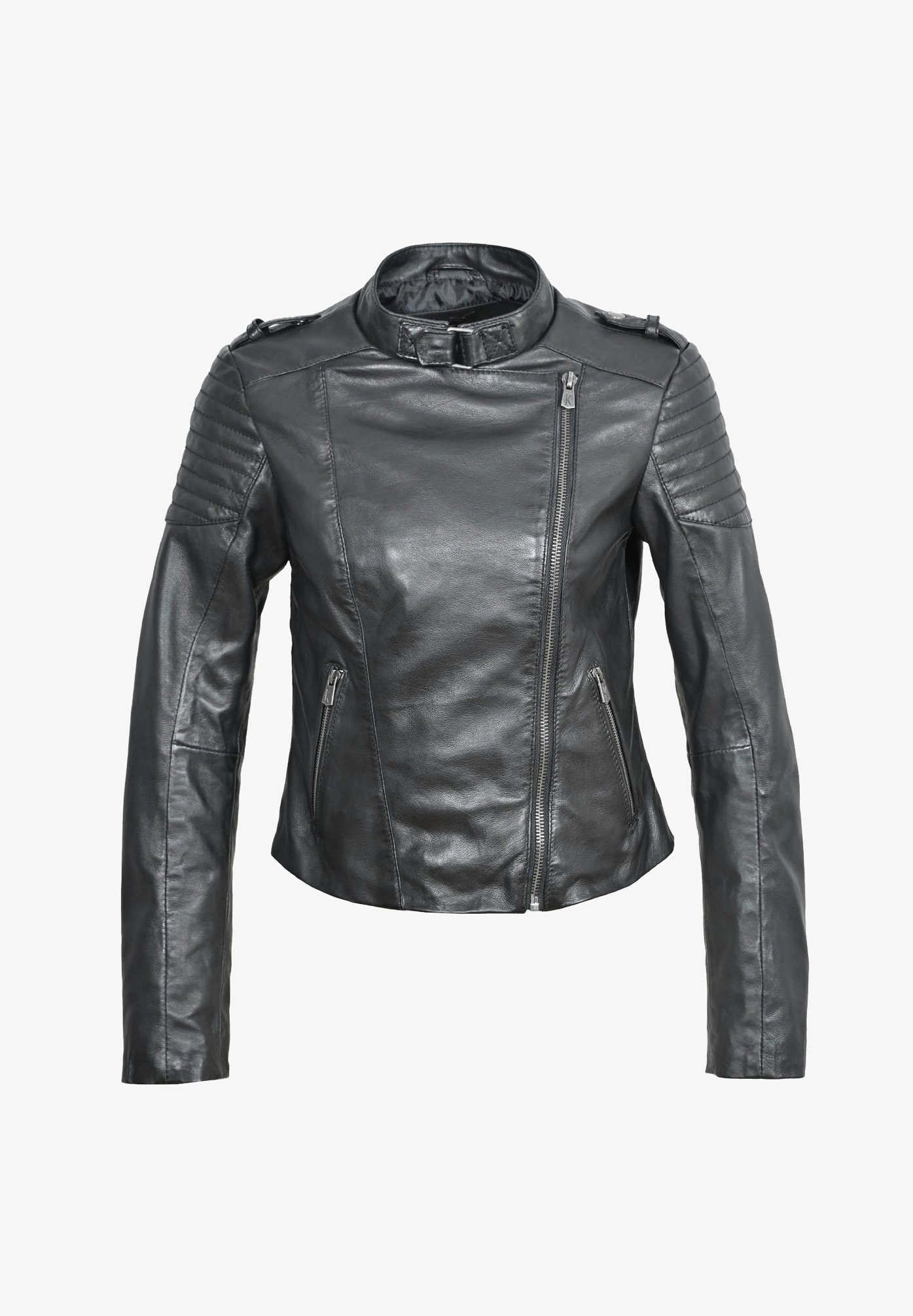 Kaporal FAUVE Veste en cuir black/noir
