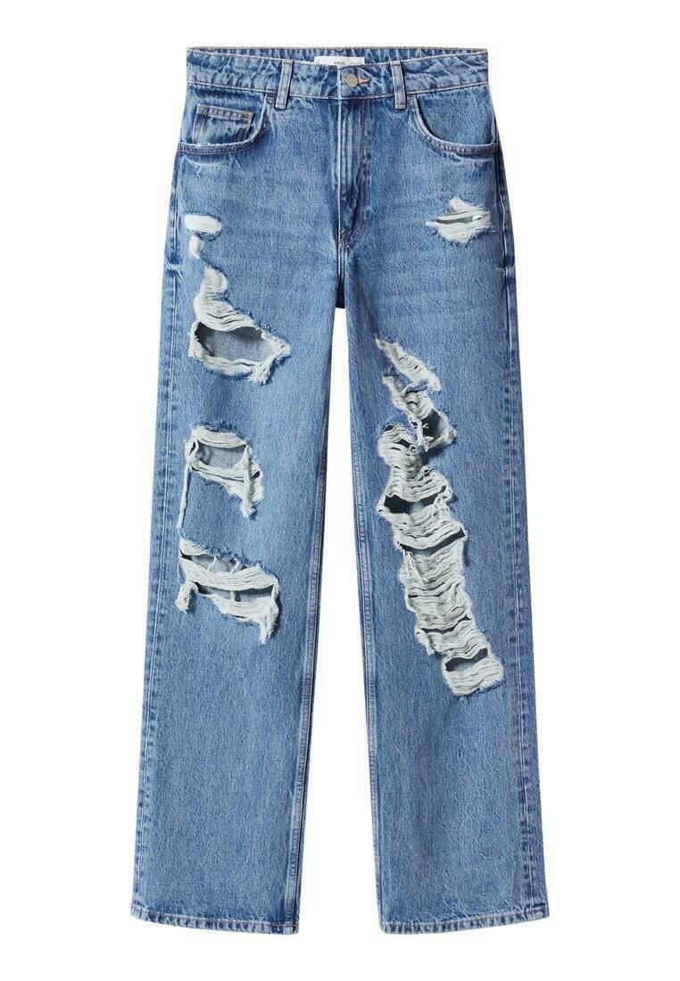 Mango Flared Jeans blauw