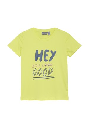 T-shirt con stampa - limelight