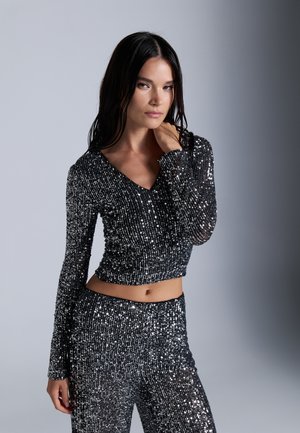 T-shirt à manches longues - black