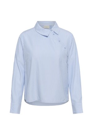 Kaffe Curve, KCROSY SHIRT - Blouse - cashmere blue white stripe