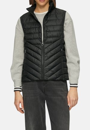 s.Oliver OUTDOOR - Veste sans manches - schwarz