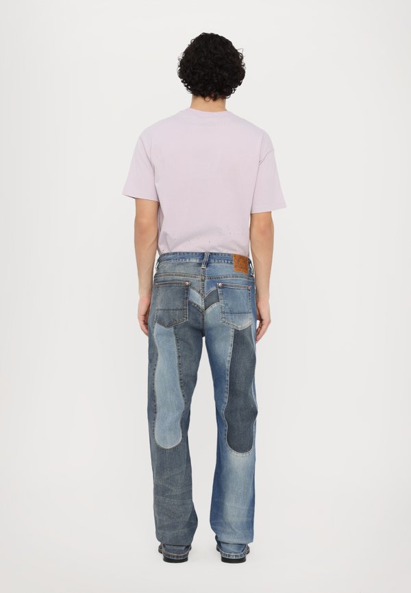 TWO TONE - Straight leg jeans - indigo2