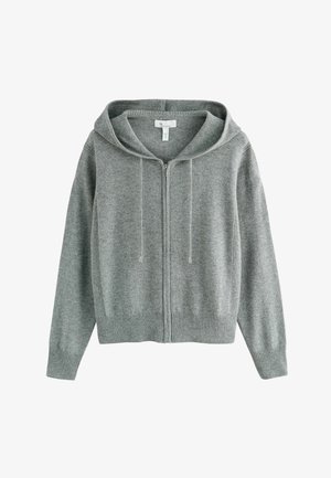 REGULAR FIT CO-ORD ZIP UP - Sweat à capuche - grey