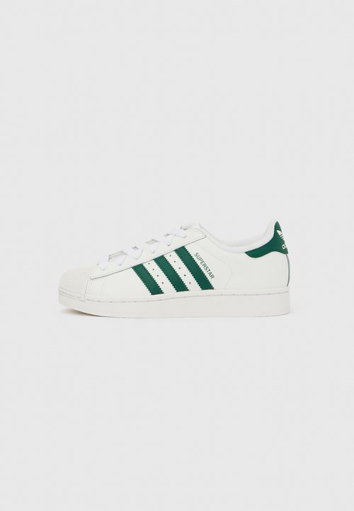 adidas Originals SUPERSTAR II UNISEX - Sneakers low - white/collegiate green