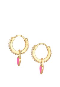 Elli HEART HOOPS VALENTINE - Auskarai - pink