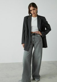 Next RIGID WIDE LEG  - Džinsi ar paplatinātiem galiem - grey
