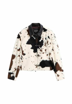 Desigual, ANIMAL PRINT JACKET - Winterjas - white