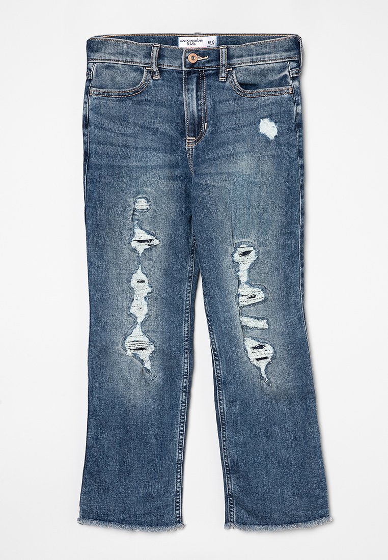 Abercrombie & Fitch Straight leg jeans blauw Abercrombie & Fitch Straight leg jeans blauw