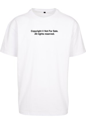 FINGERPRINT OVERSIZE  - T-shirt imprimé - white