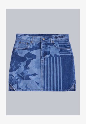 Kickers Falda vaquera - bleu