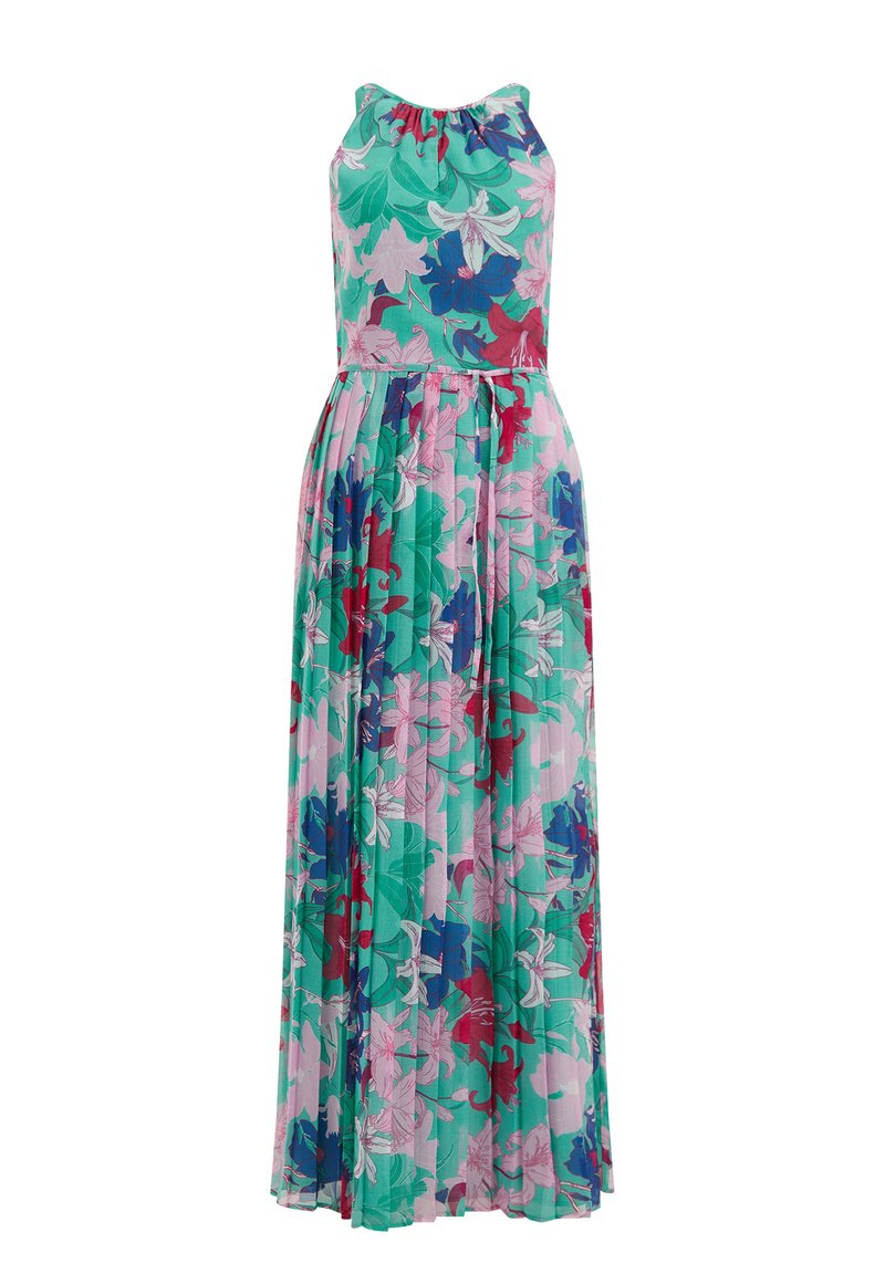 WE Fashion Maxi-jurk lichtblauw