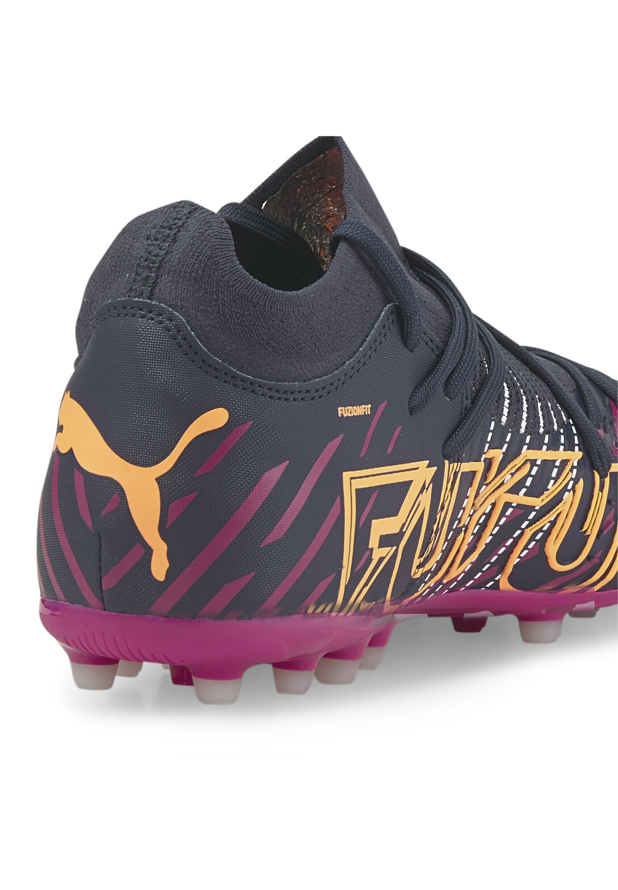 Puma FUTURE - Botas de fútbol con tacos - parisian night neon citrus  festival fuchsia/azul marino - Zalando.es