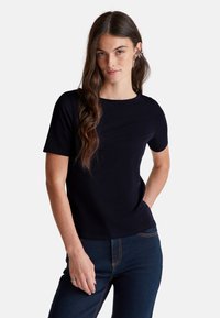 United Colors of Benetton SLIM FIT REVERSIBLE - Jednoduché tričko - blue