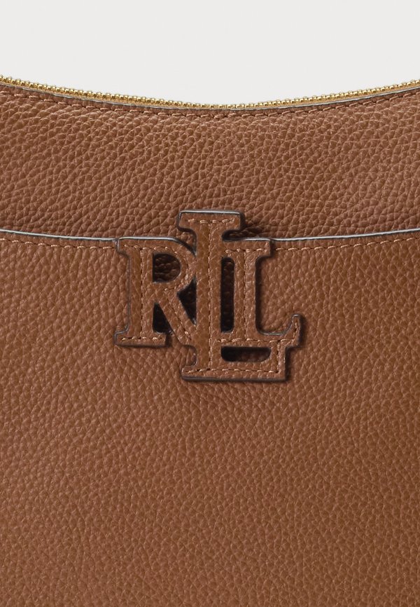 PEBBLED LEATHER LARGE CAMERYN CROSSBODY - Cross body bag - lauren tan2