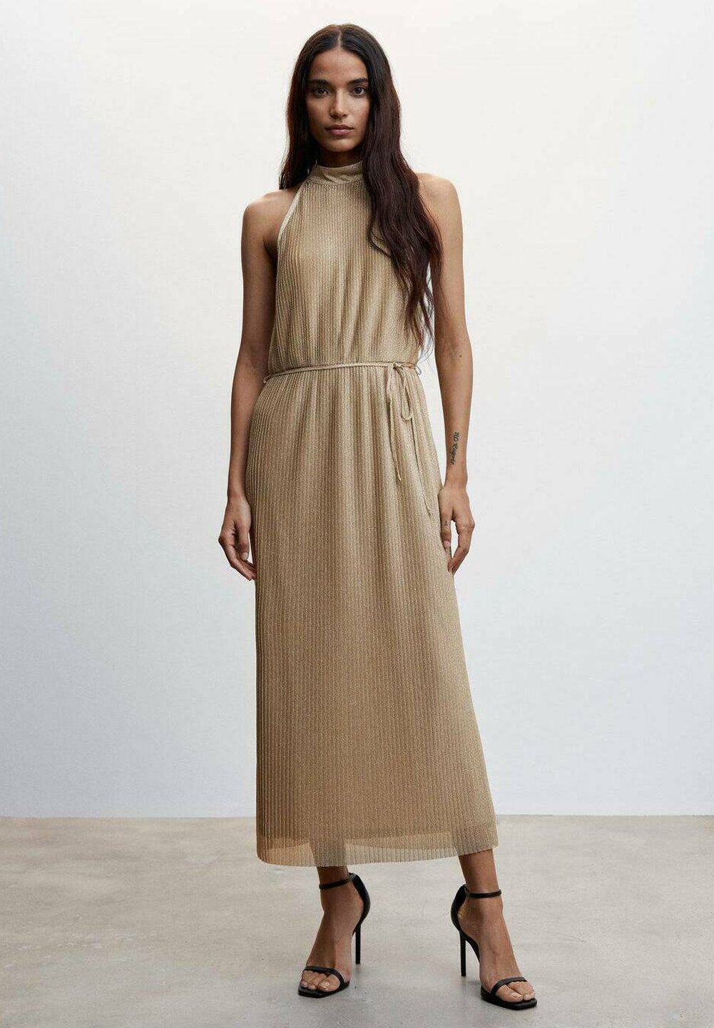 gold day dress