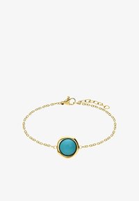 Niet geselecteerd, gold-coloured/ turquoise
