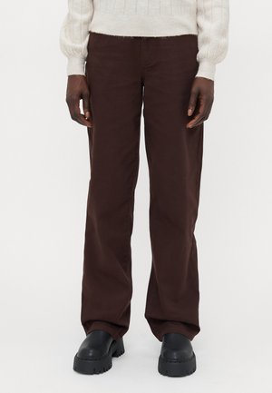 ONLBESSIE - Wide leg - red mahogany