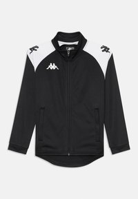 Kappa LENNO UNISEX - Mikina so zipsom - black/white