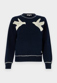 SALLY CROCHET - Jumper - navy