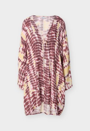 Pieces, PCKAYA KAFTAN  - Accessoire de plage - red ochre/citrus