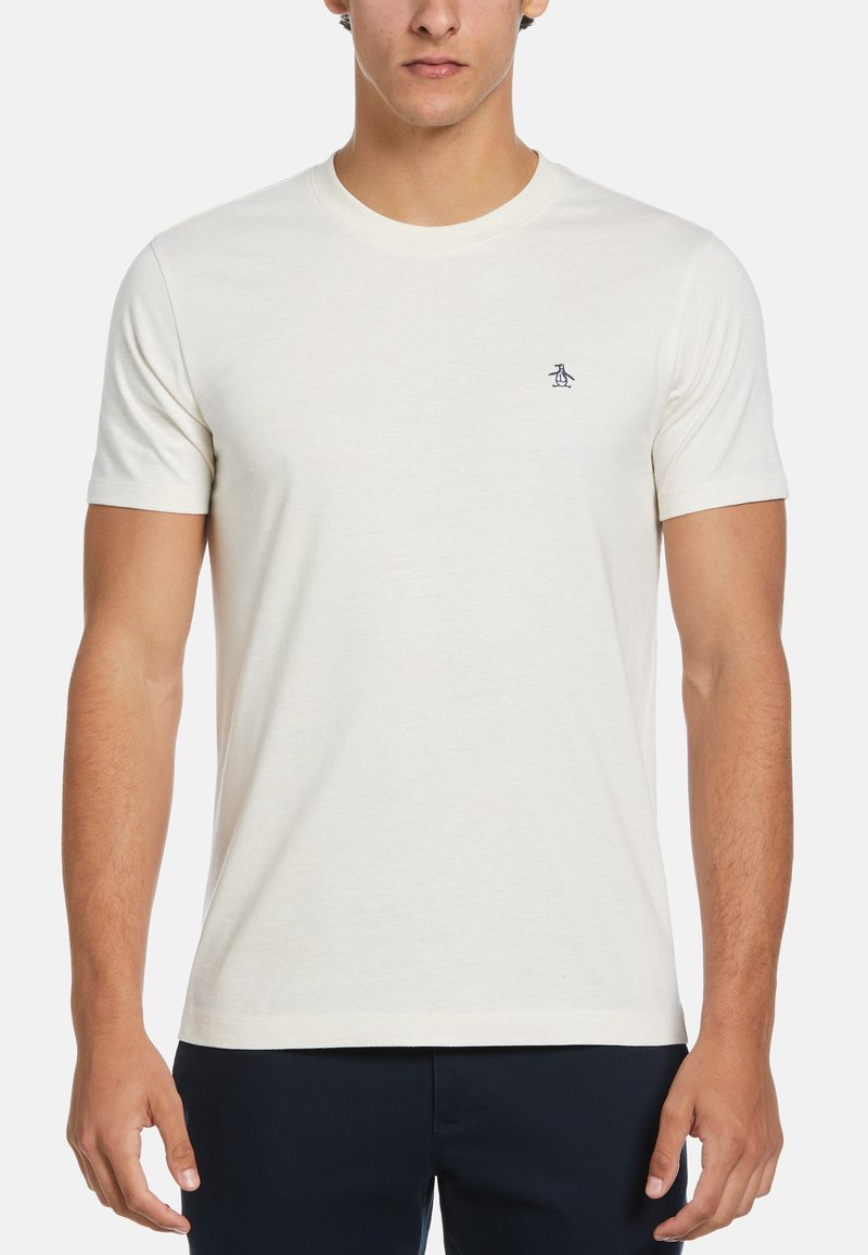 Original Penguin PIN POINT - T-shirt basic - birch jasper heather