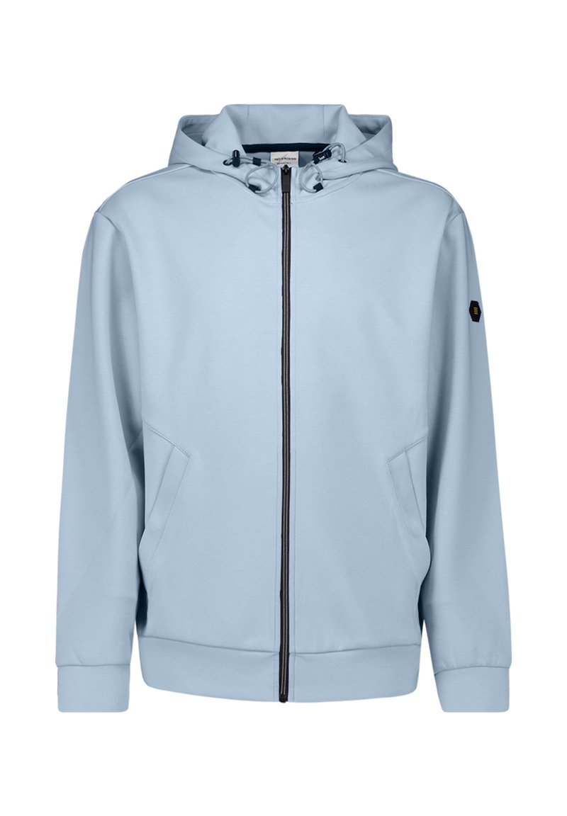 NO EXCESS Sweater met rits blauw NO EXCESS Sweater met rits blauw