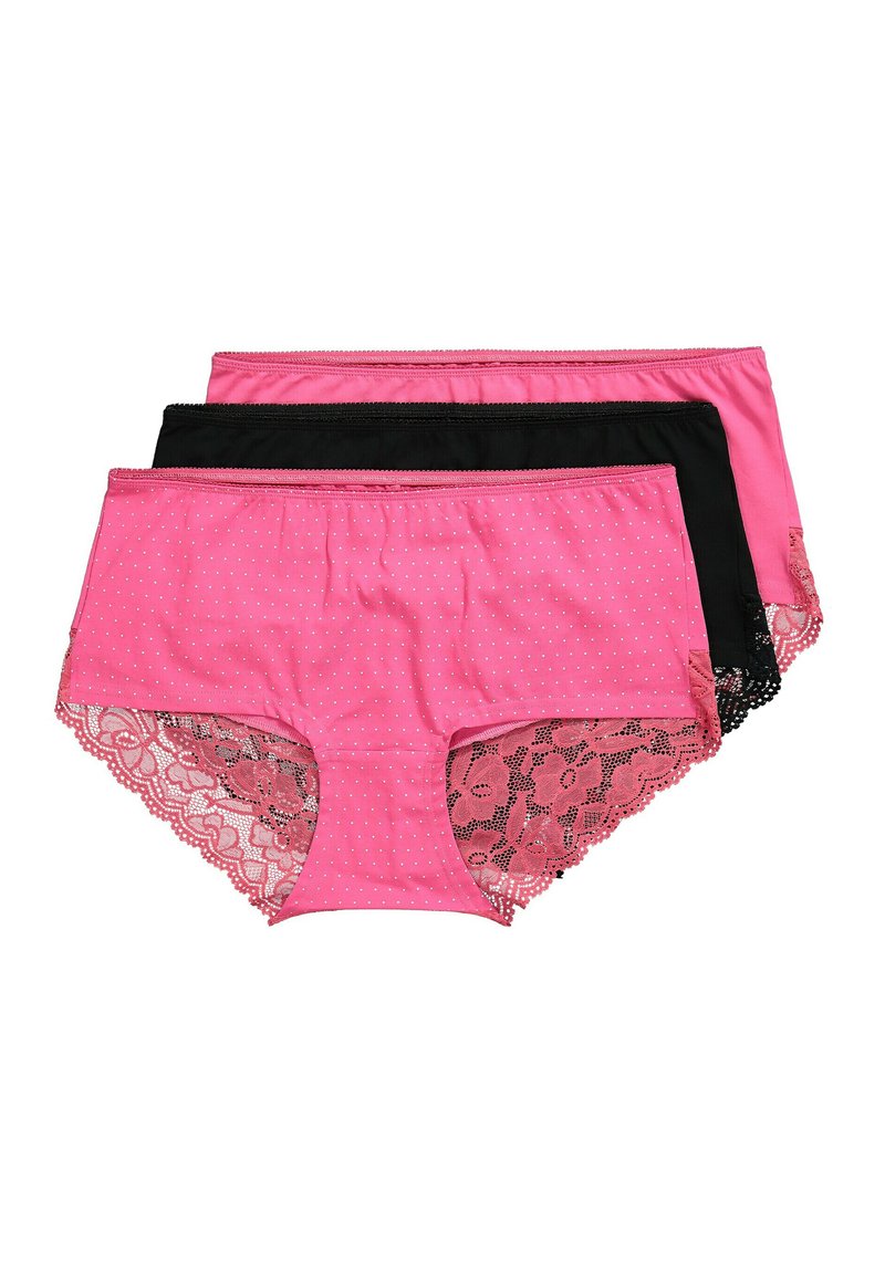 Boxer Femme Ulla Popken Lisha - Coton Doux, Coupe Régulière, Blanc, Taille 48-50