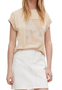 comma casual identity T-shirts print - beige