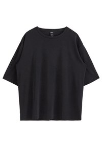 Lindex SHORT-SLEEVED - T-shirt basic - black