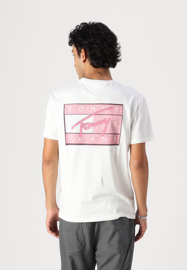 FLAG TEE - Print T-shirt - ecru2