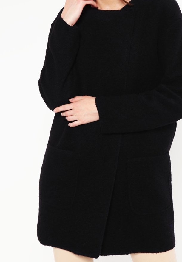 United Colors of Benetton Klassisk kappa / rock - black