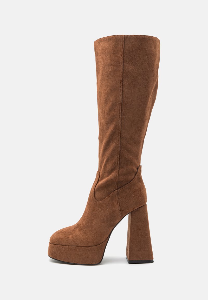 DeeZee Laarzen met hoge hak beige DeeZee Laarzen met hoge hak beige