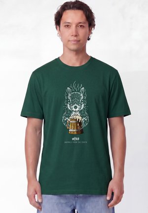 watapparel, [#AFTS] EICHHÖRNCHEN UNISEX - Print T-shirt - glazed green