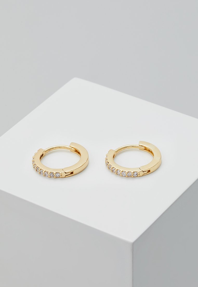 Orecchini a cerchio esagonali in oro 14 carati, delicati cerchi geometrici, orecchini a cerchio minimalisti in oro, regalo per la festa della mamma, regalo di compleanno per lei - Italia