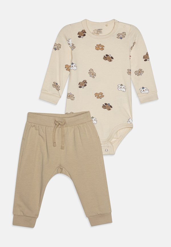 TROUSERS BACK FOCUS UNISEX SET - Trousers - light beige