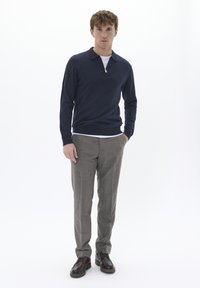 Matinique Pulóver - dark navy melange