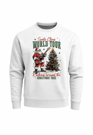 SANTA CLAUS WORLD TOUR WEIHNACHTS - Sweatshirt - weiß