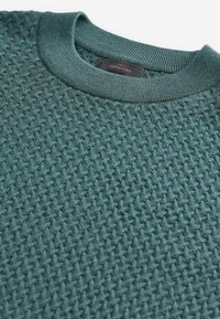 Next REGULAR FIT SIGNATURE  TEXTURED CREW - Trui - green