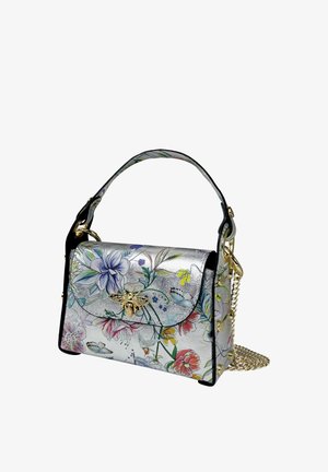 DrachenLeder Handtas - silberfarben farbig