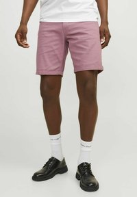 Jack & Jones STRICK ORIGINAL - Kratke hlače od trapera - mesa rose