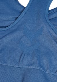 Hummel SEAMLESS - Sport-BH med medium stöd - blue horizon