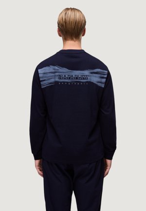 B-BACK GRAPHIC C NP0A88ST - Collegepaita - blue