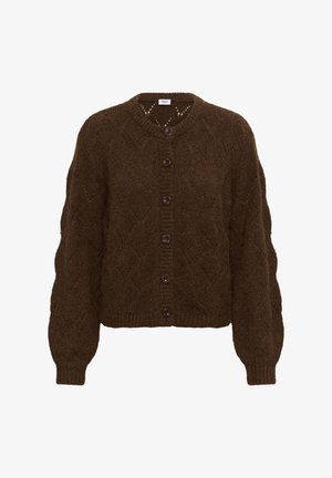Saint Tropez, TABBATHASZ CARDIGAN - Gilet - dark earth melange