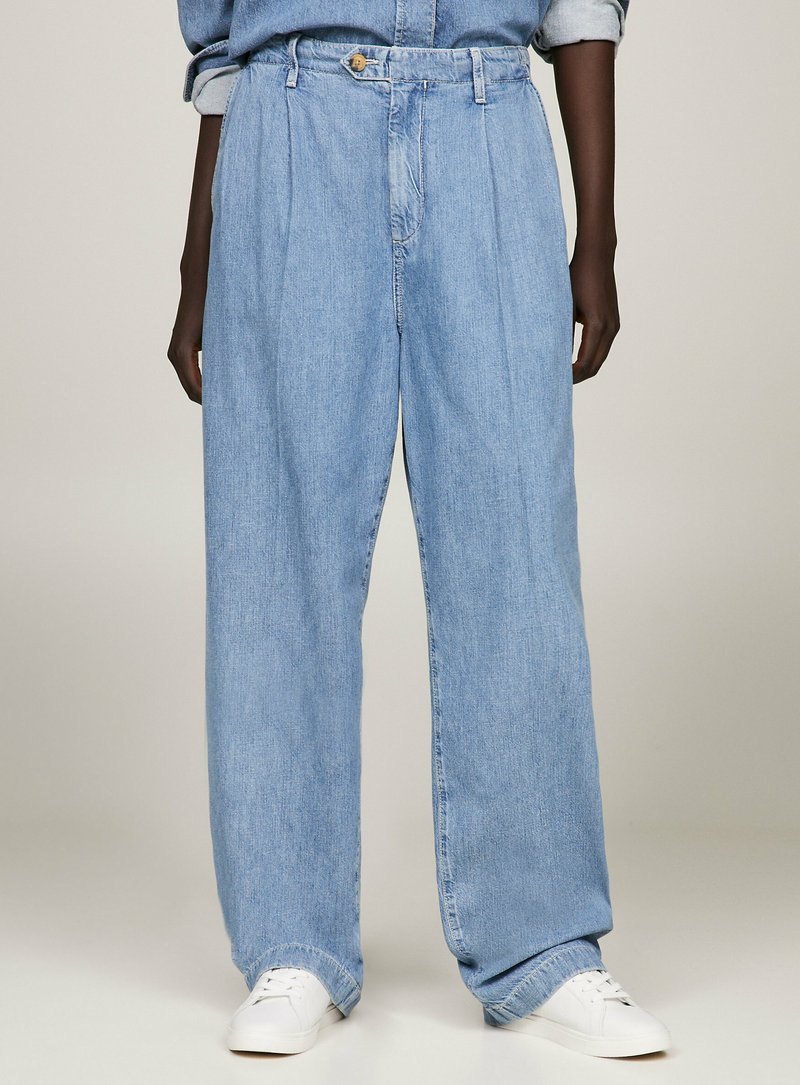 Tommy Hilfiger Blue Recycled Cotton Relaxed Fit Jeans