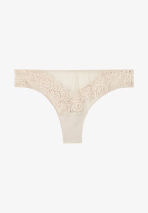 PRETTY FLOWERS - Tanga - pink silk