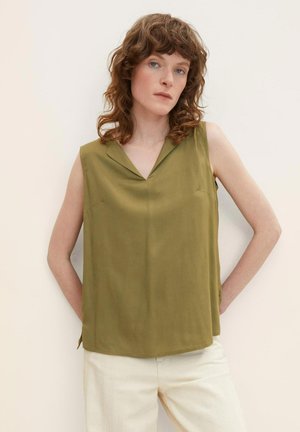 Blouse - dry greyish olive