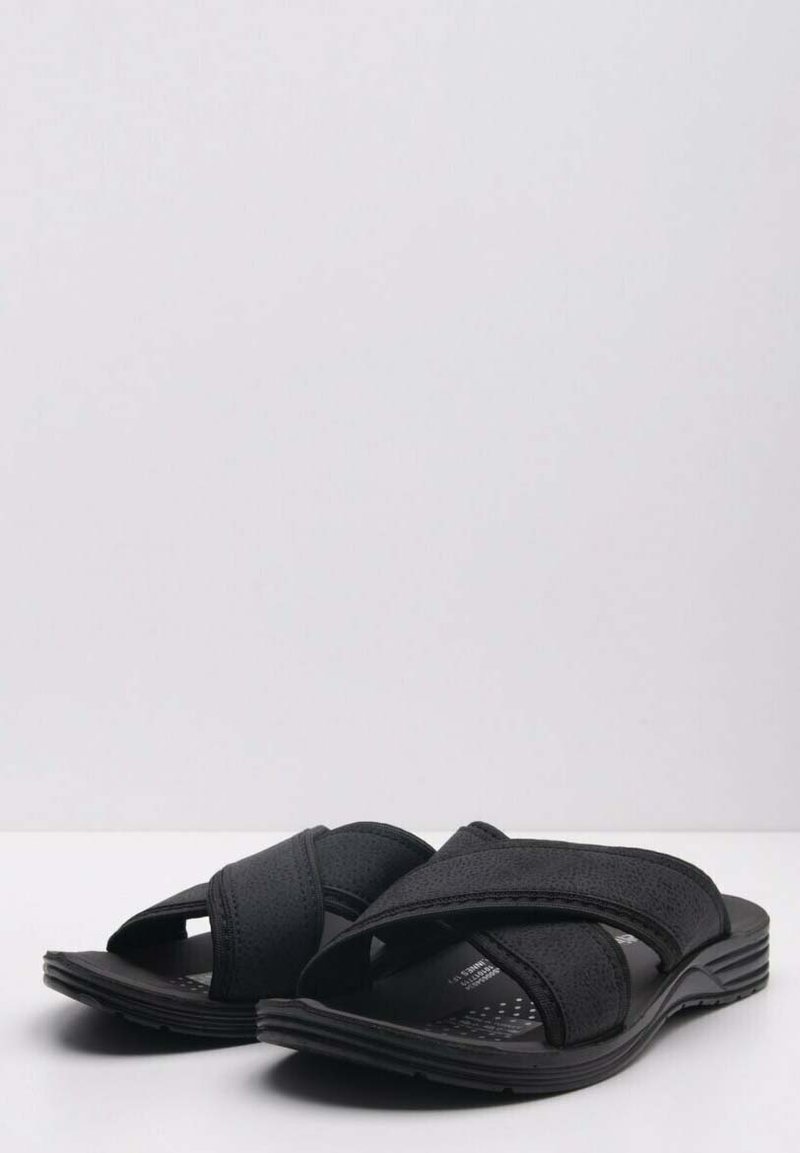 Herren Sandalen | kinetix LINNES FX Pantolette flach black/schwarz - PJ53315 Herren Sandalen | kinetix LINNES FX Pantolette flach black/schwarz - PJ53315