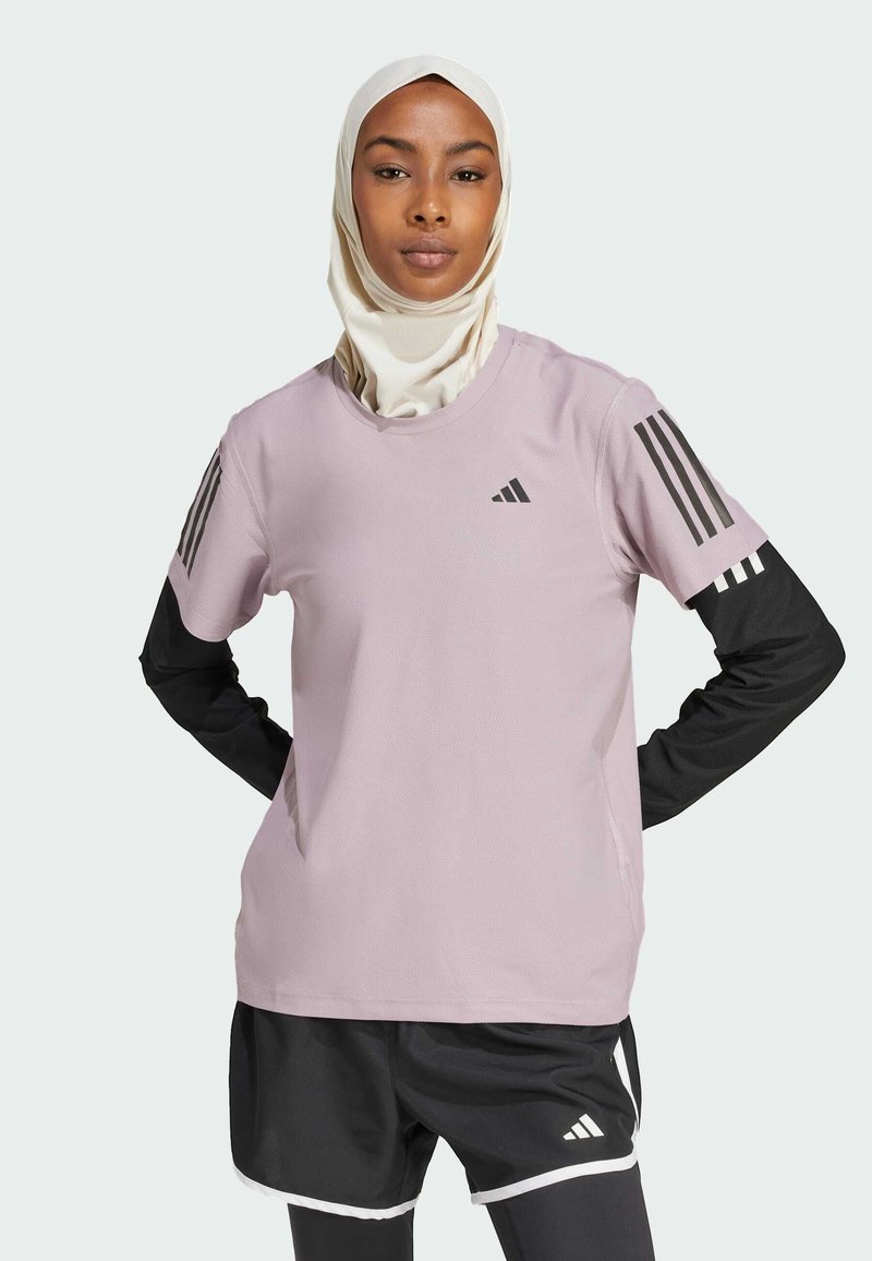 adidas Performance - OWN THE RUN - Sport T-shirt - preloved fig, Vergroten