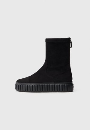 ZAP - Stivaletti con plateau - black
